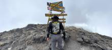 veteran climbing mt. kilamanjaro