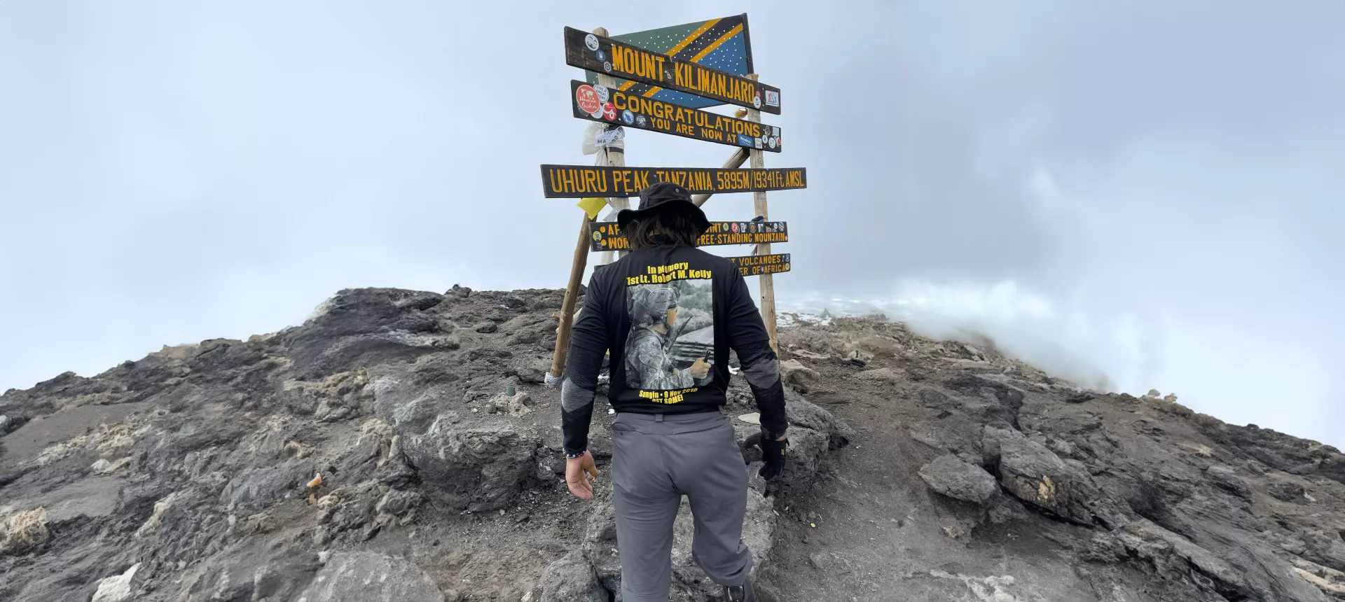 veteran climbing mt. kilamanjaro